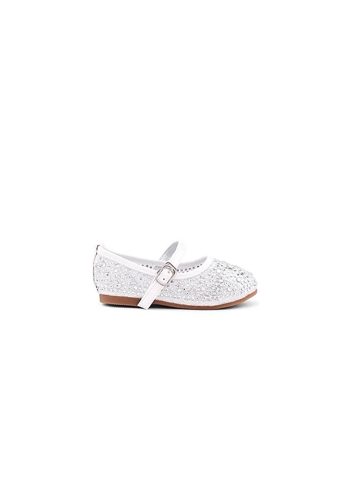 Cuple Girls Embellished Slip-on Flats